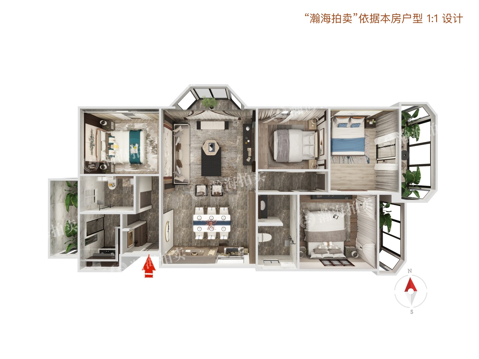 北四环东路116号楼东塔1901室