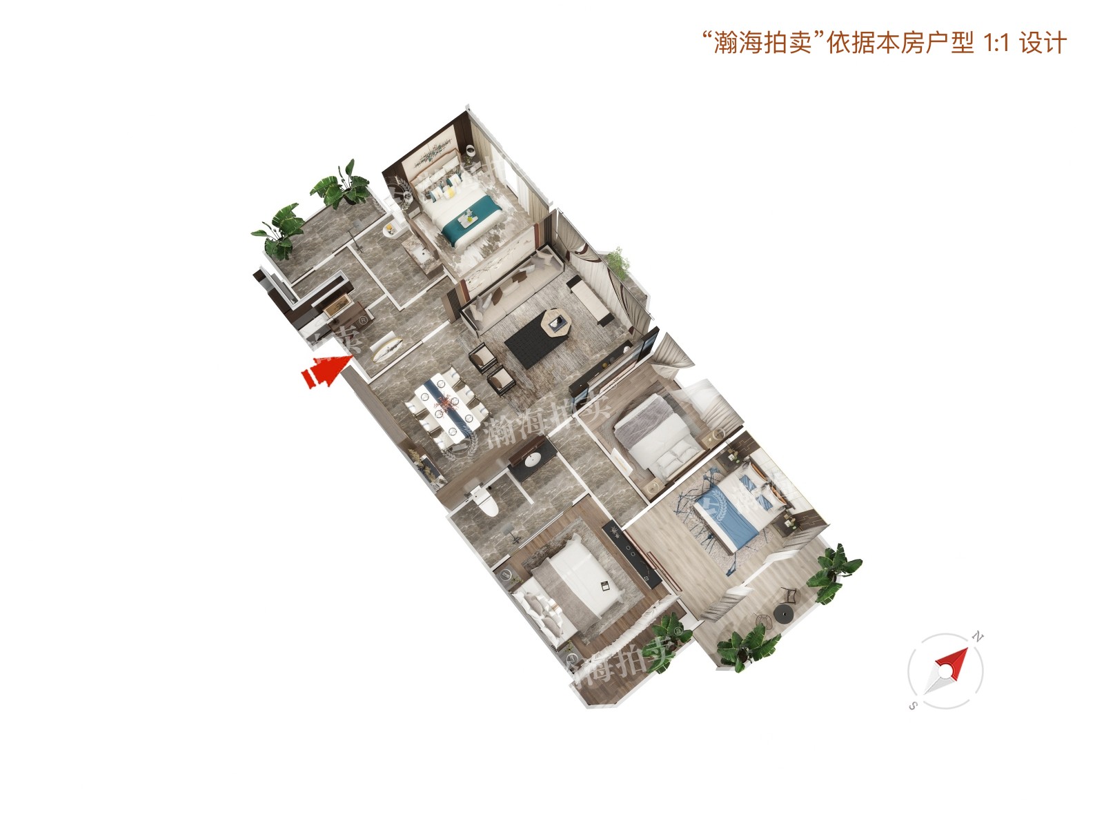 北四环东路116号楼东塔1901室