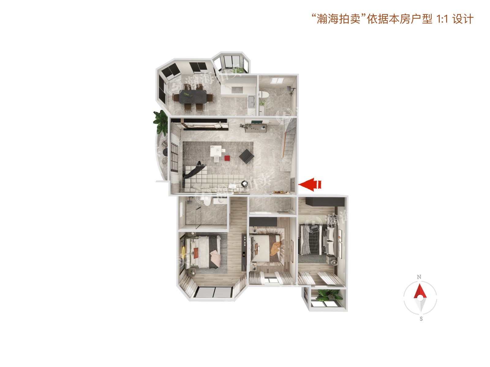顶秀青溪8号楼3单元1102室（复式）
