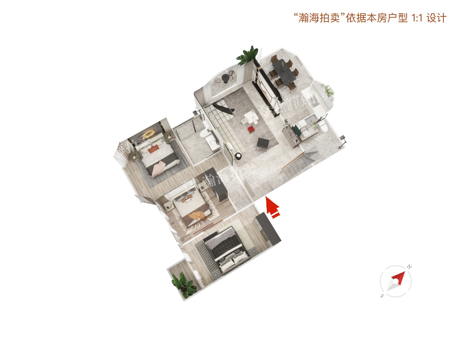 顶秀青溪8号楼3单元1102室（复式）