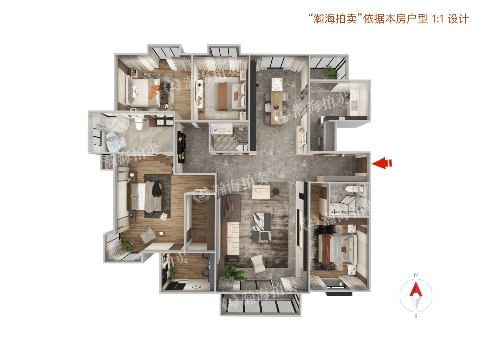 亚运新新家园林澜园8号楼1单元602室