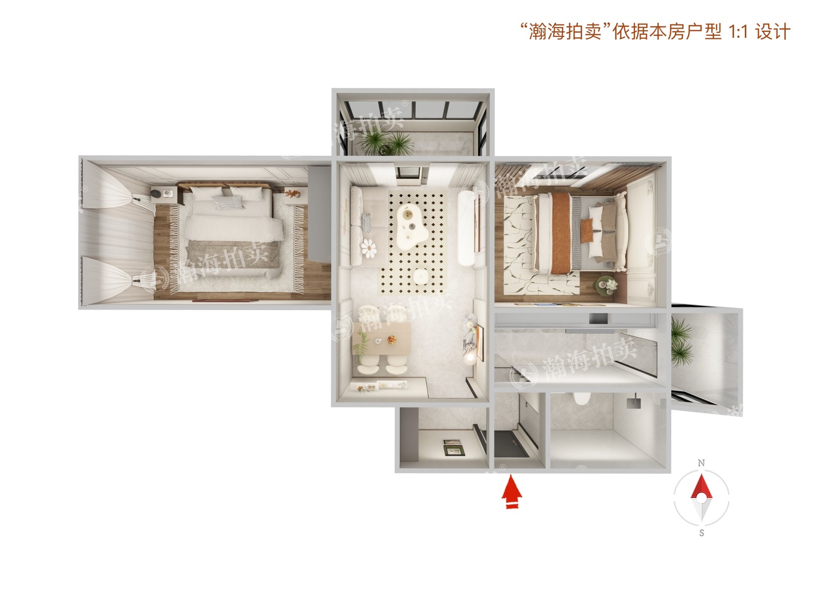 南湖渠西里21号楼510室