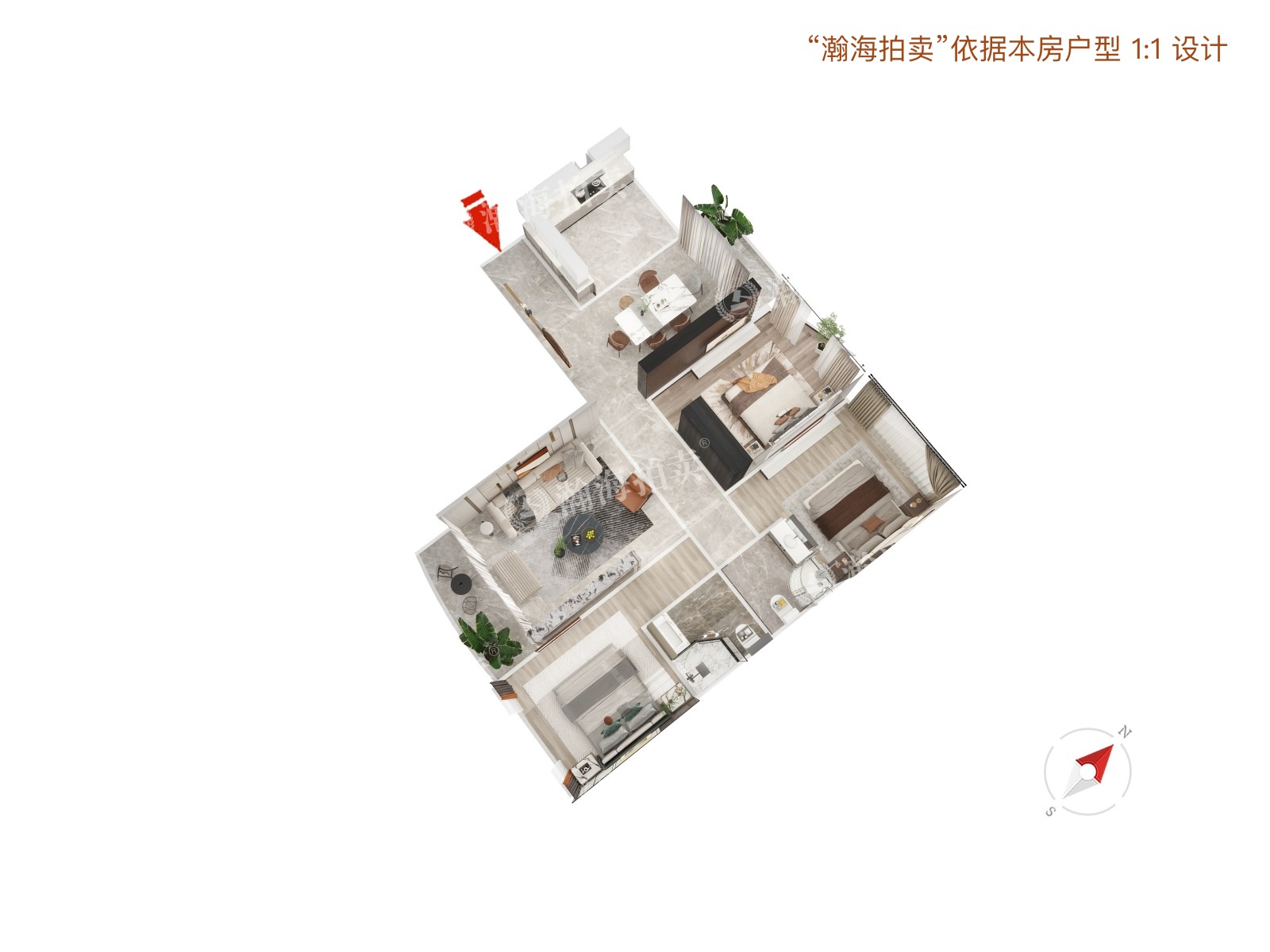 瑞康家园26号楼1单元1801室