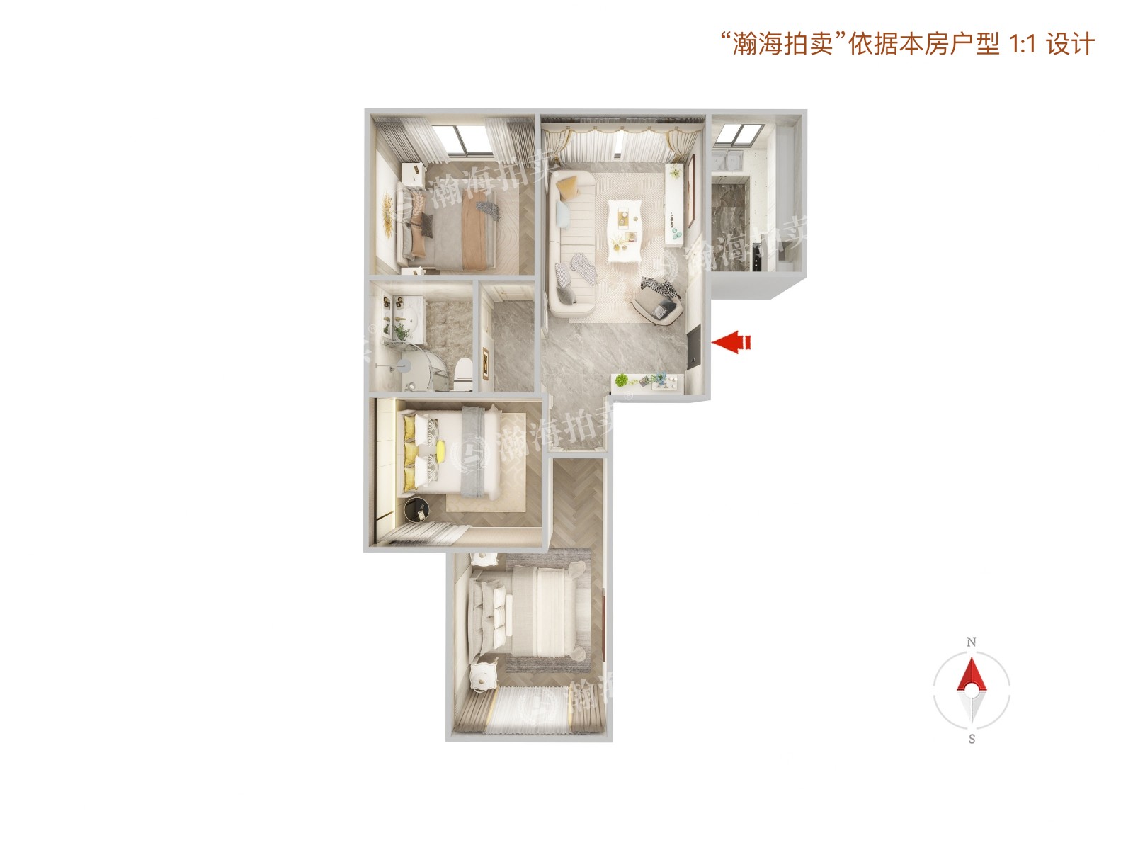 北京城建兴悦居4号楼1单元1104室