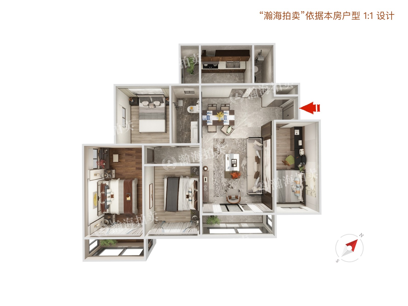 芳古园一区13号楼403室