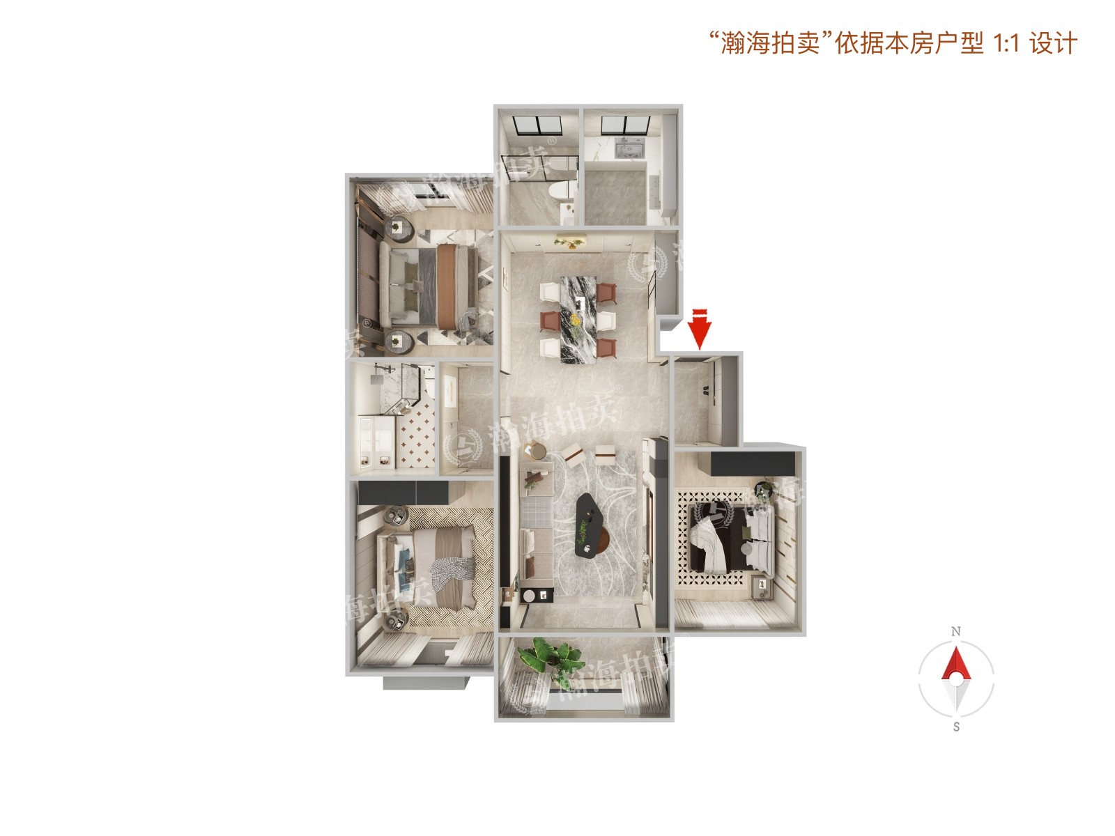 兴政家园37号楼2单元302室