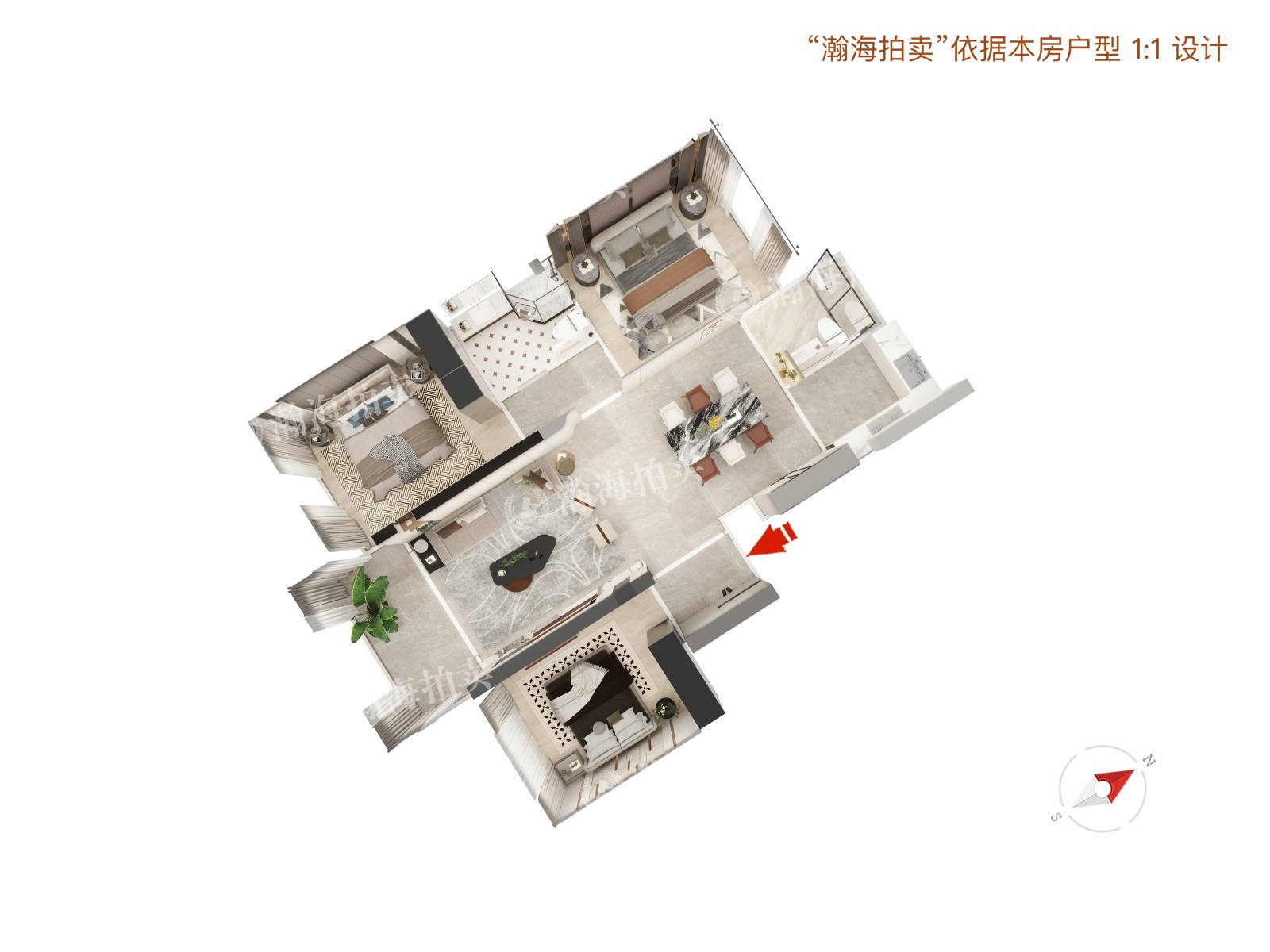 兴政家园37号楼2单元302室