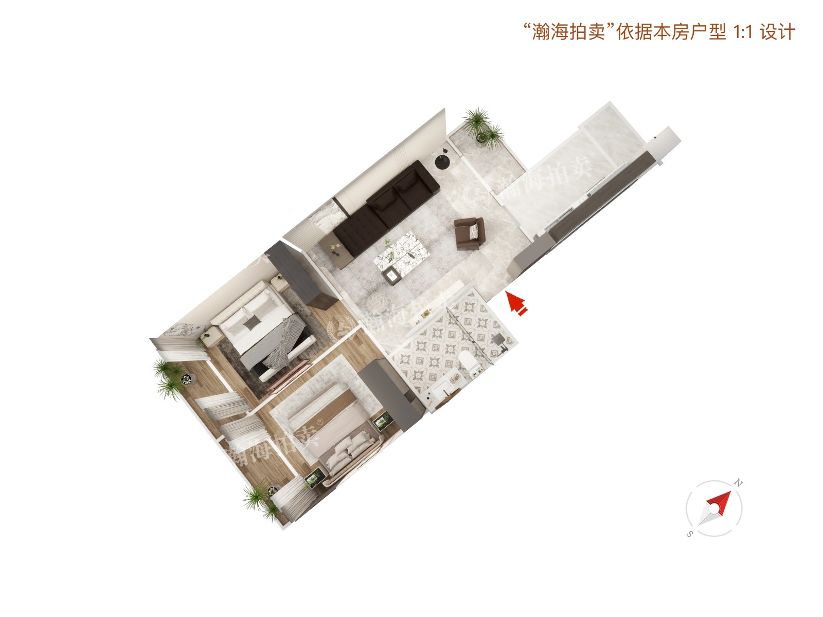 向阳东里8号楼6单元D102室