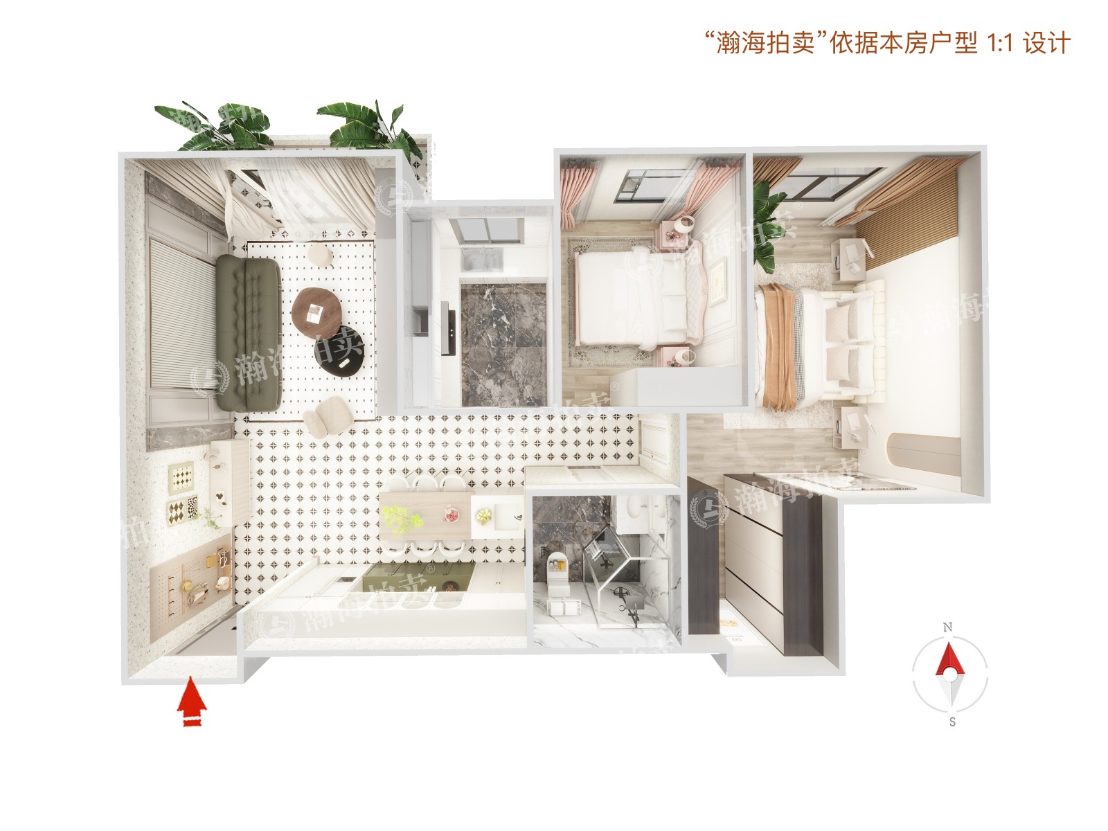 丽都悦府3号楼2204室
