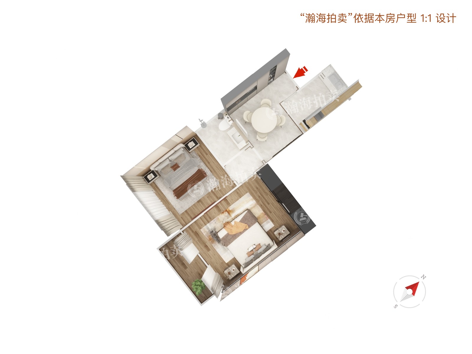 西坝河北里13号楼1405室