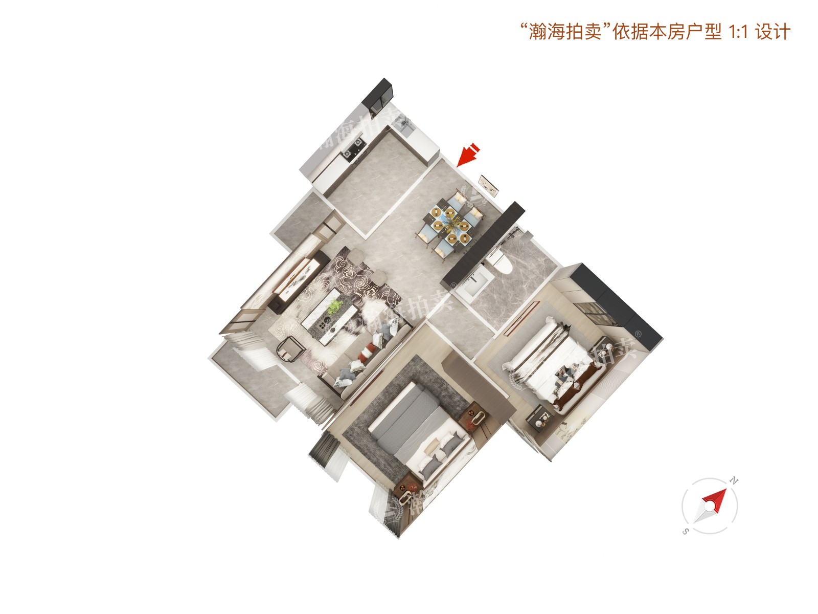 金蝉南里3号楼2单元1002室