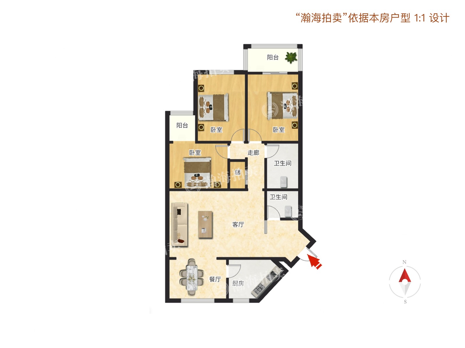 鑫苑小区4号楼441室