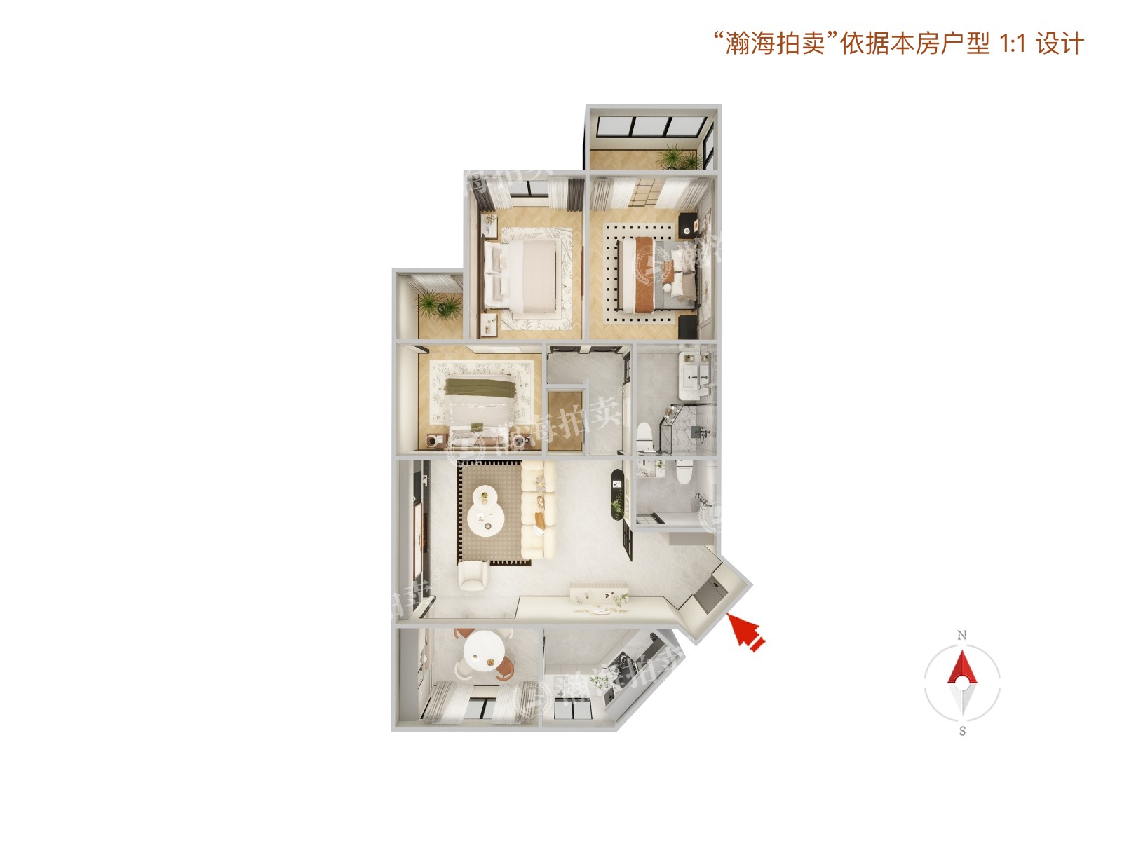 鑫苑小区4号楼441室