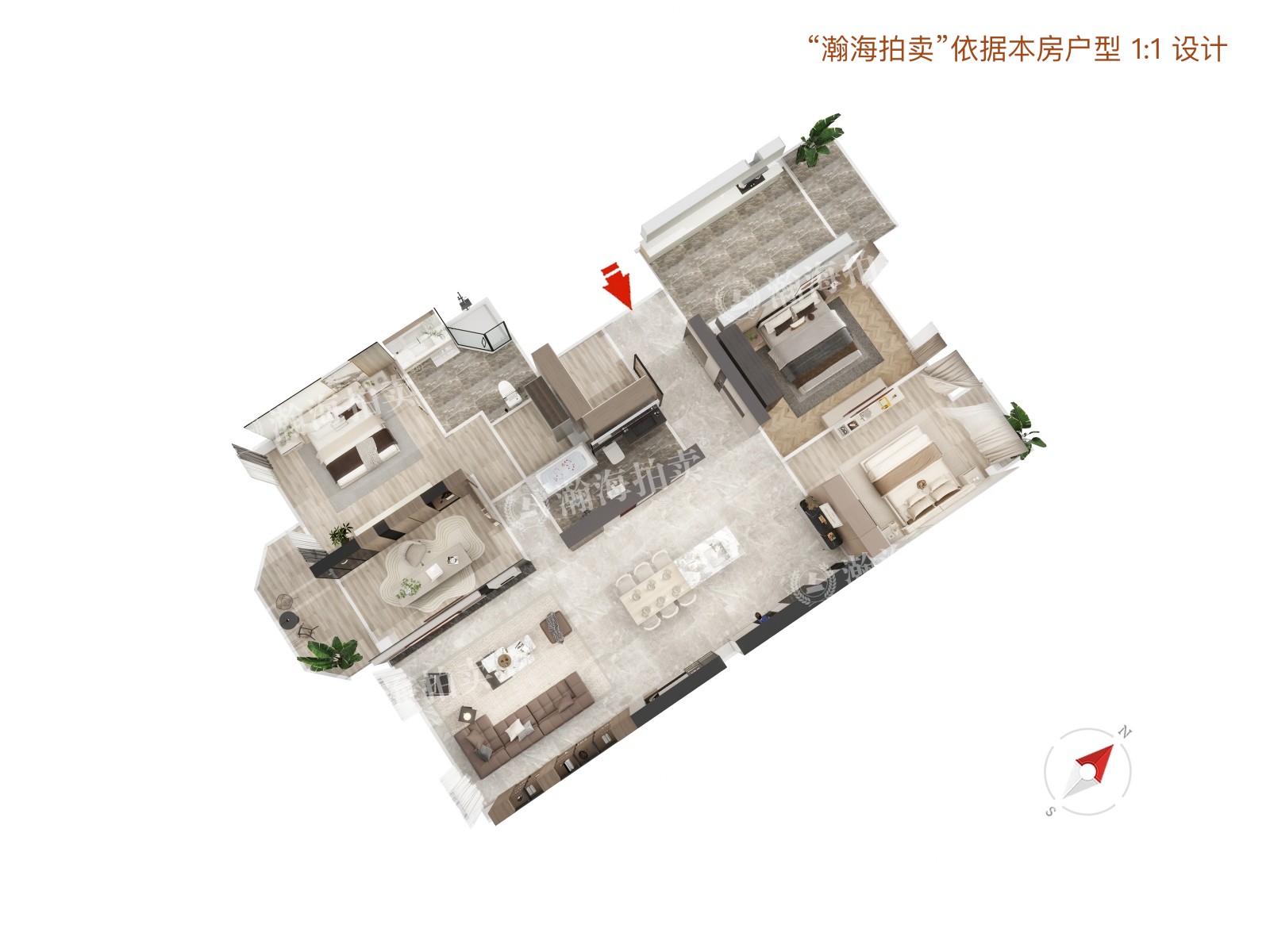 一瓶3号楼2单元-11-1101室