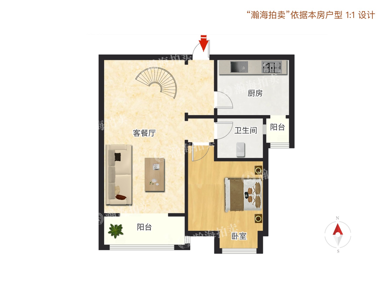 金科廊桥水岸5号楼2单元502室（复式）