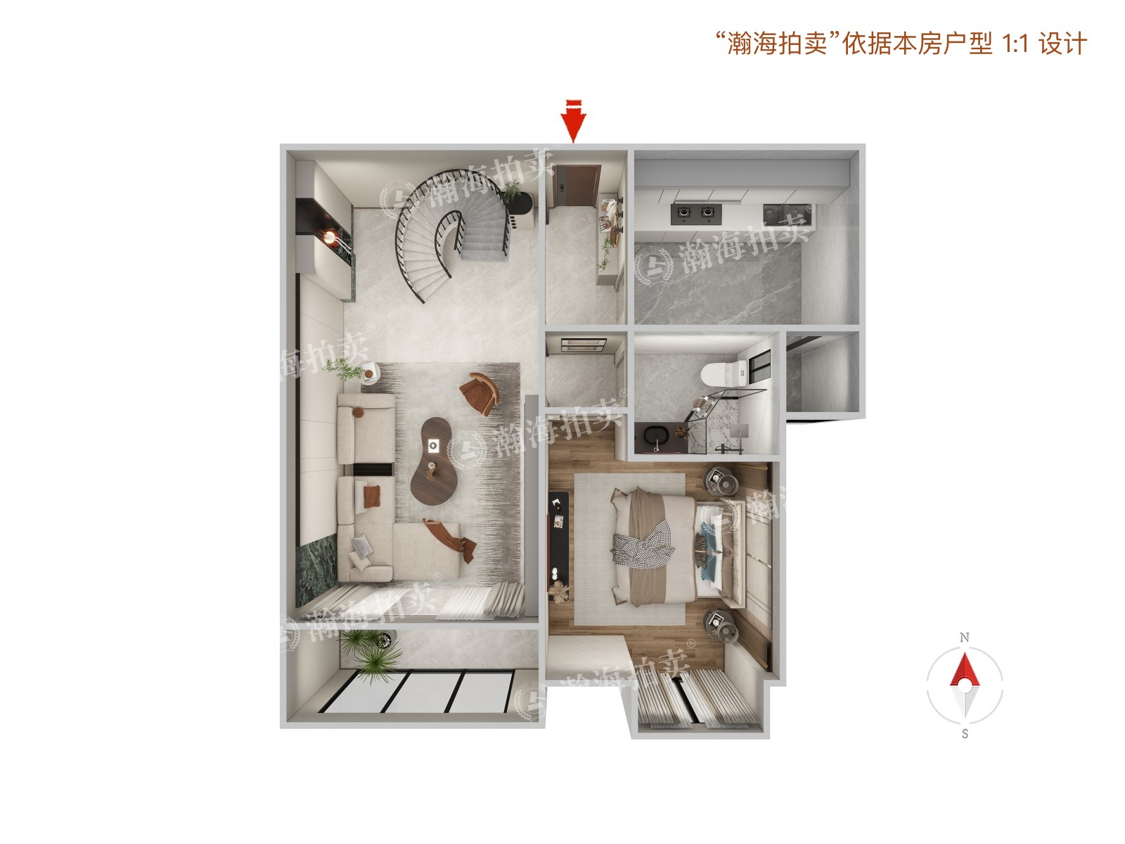 金科廊桥水岸5号楼2单元502室（复式）