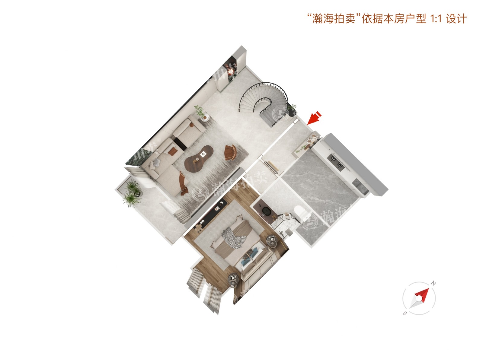 金科廊桥水岸5号楼2单元502室（复式）