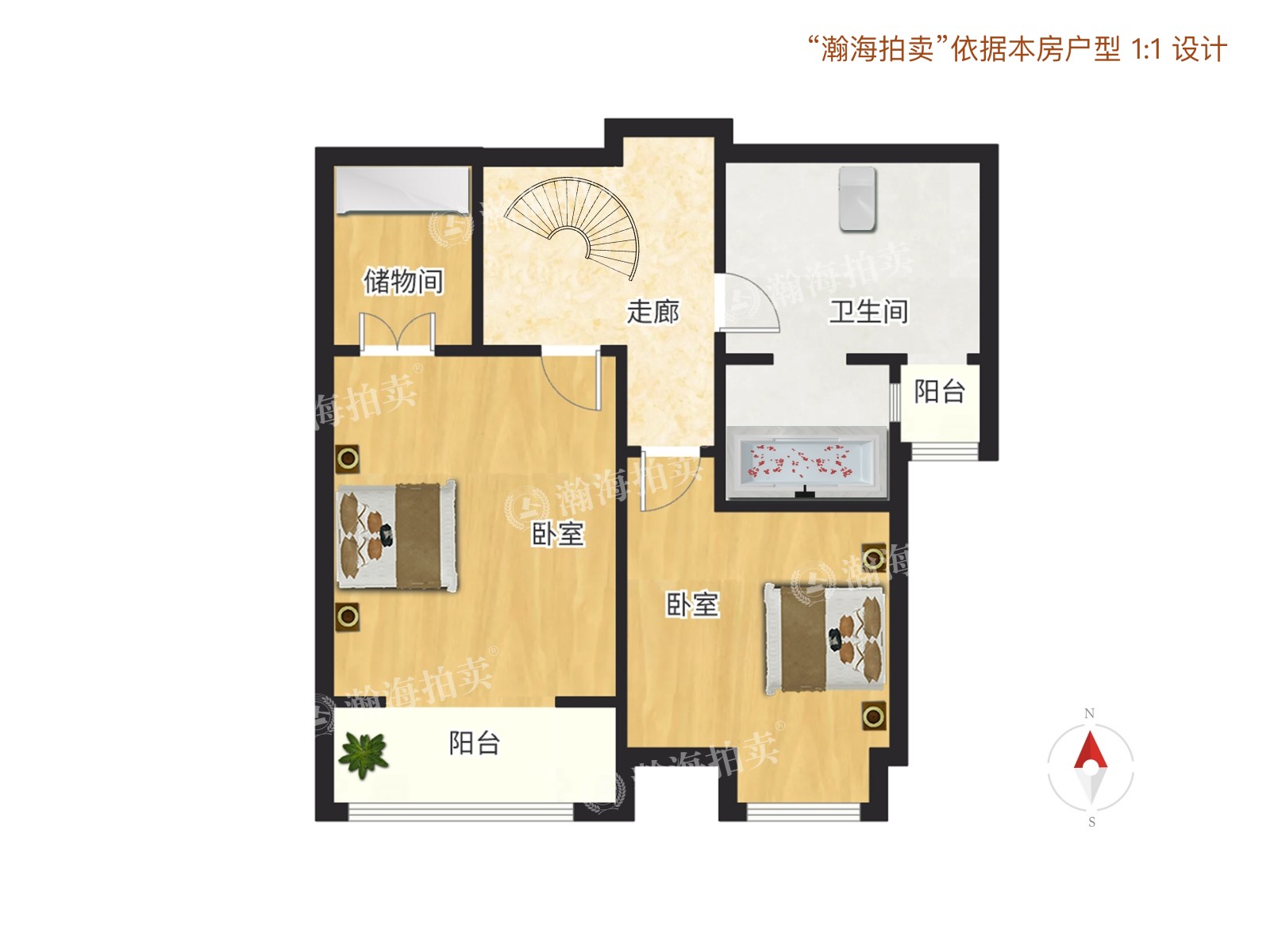 金科廊桥水岸5号楼2单元502室（复式）