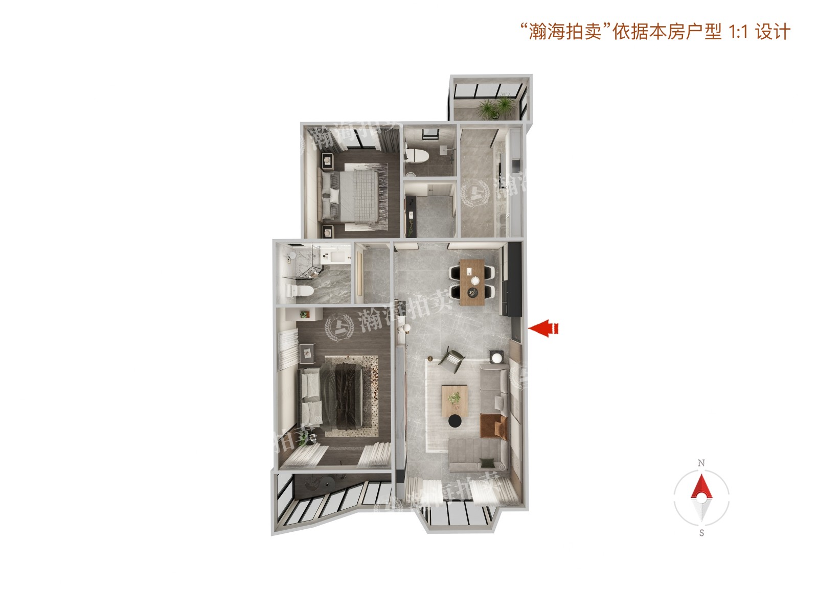 旗舰凯旋一期354号楼142室