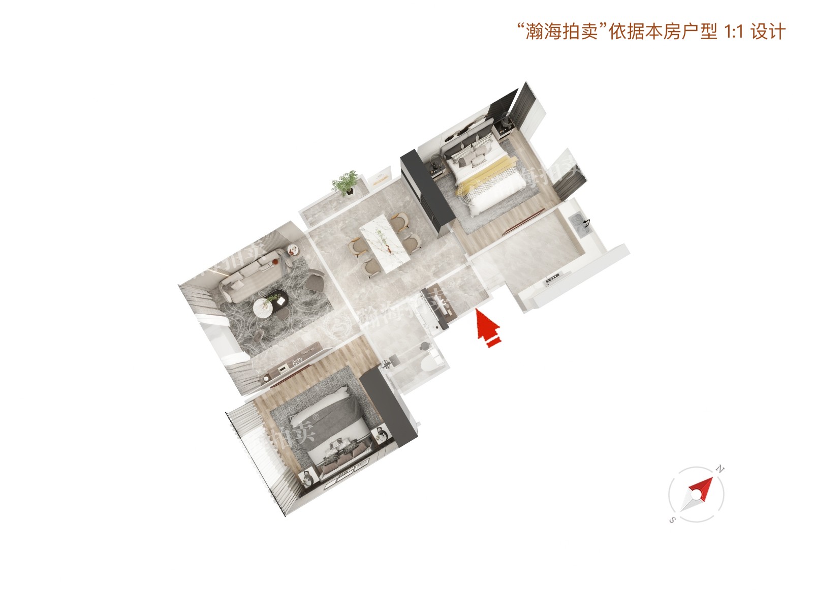 庑殿家苑A区5号楼6单元1302室