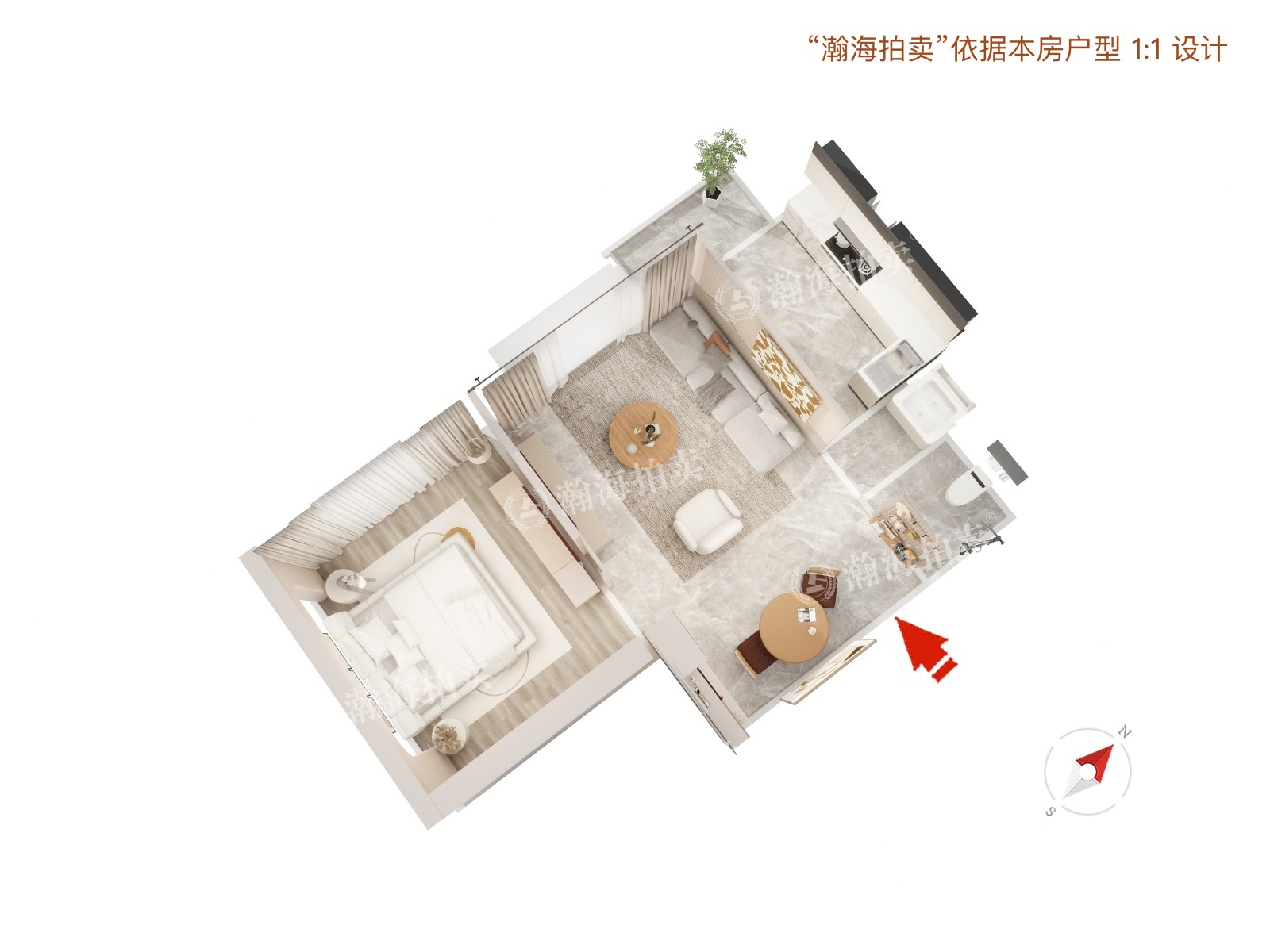 天秀花园澄秀园3号楼502室