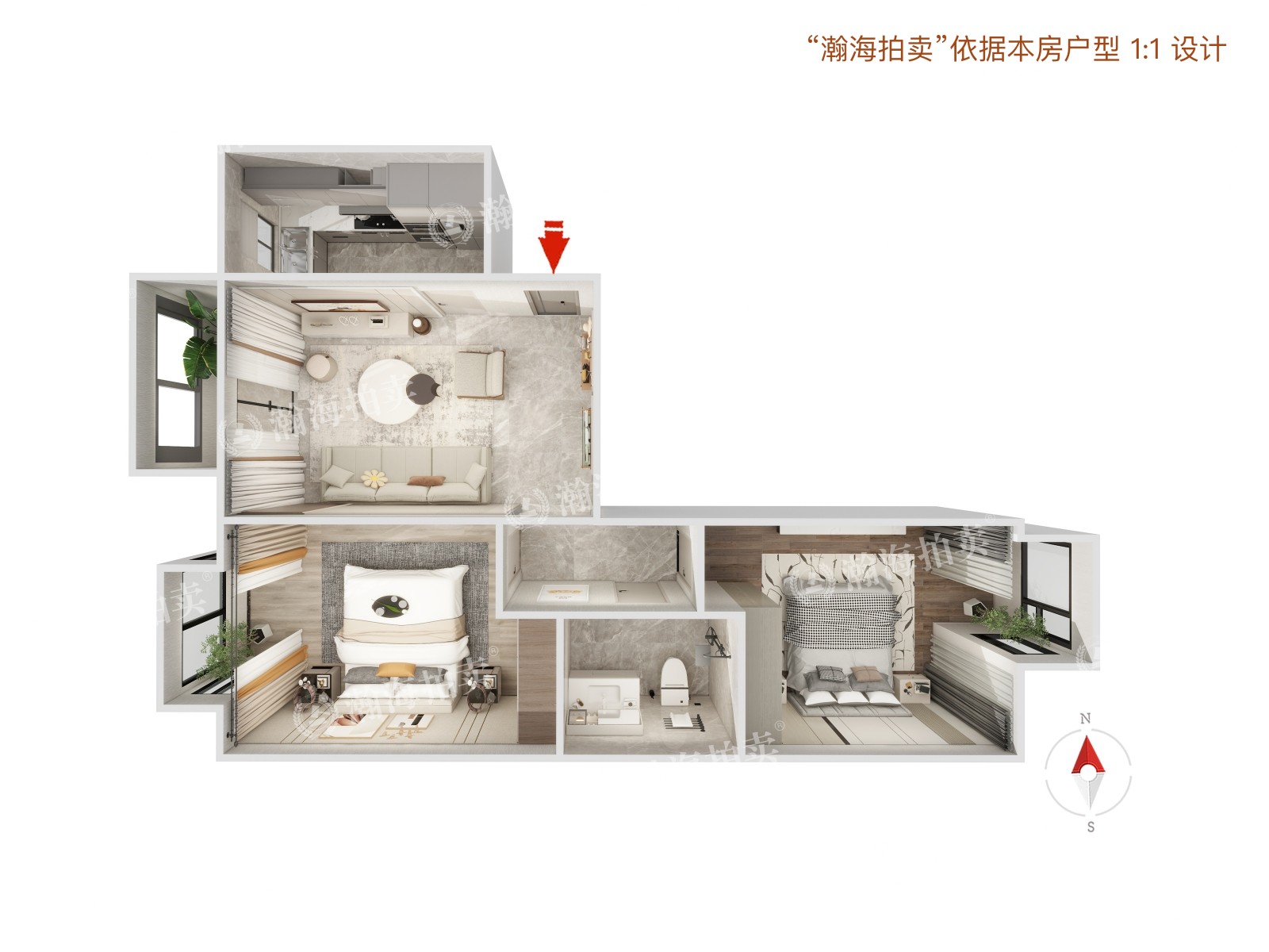 龙鼎园6号楼201室