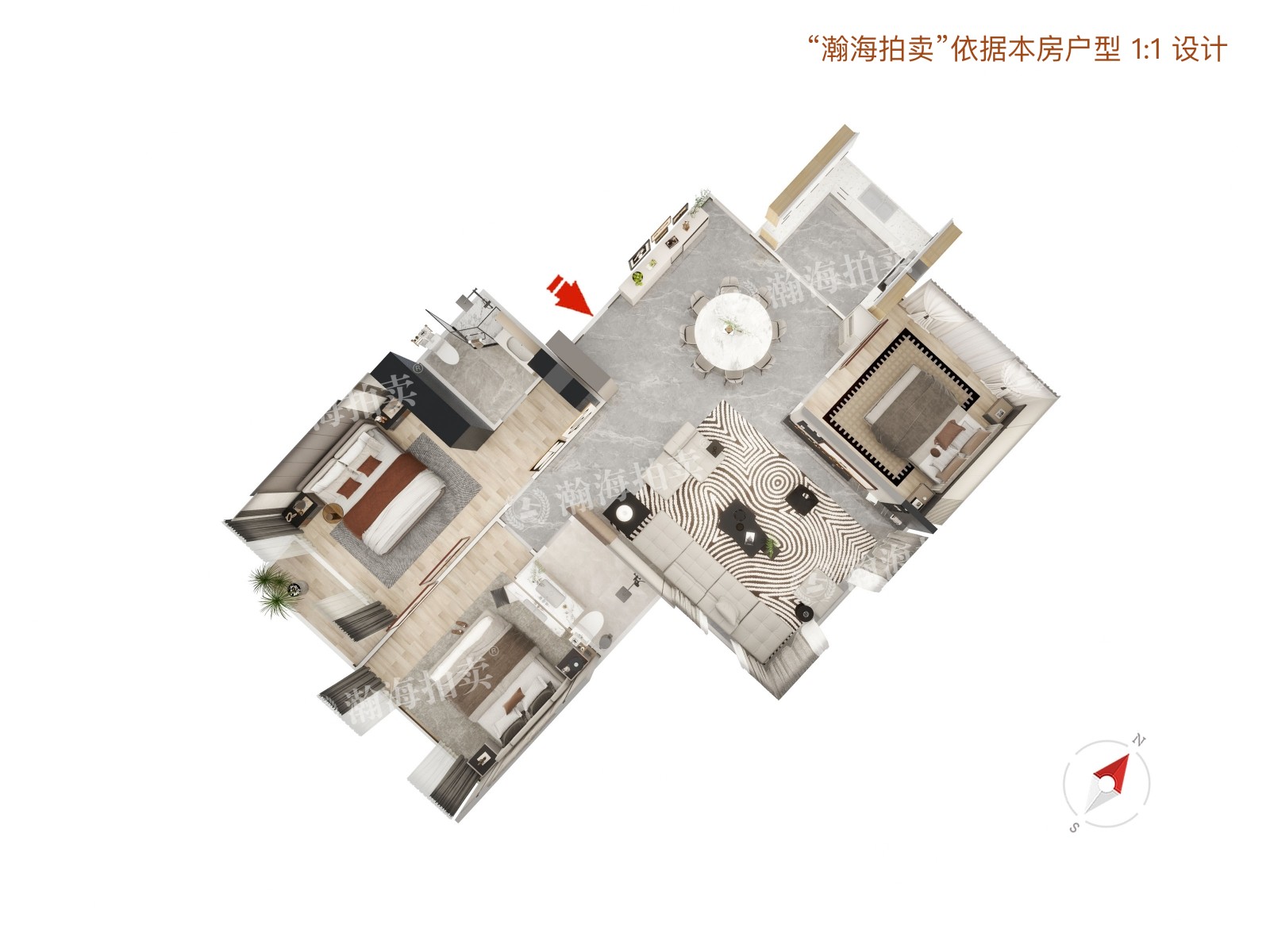 丽湖馨居2号楼1-801室