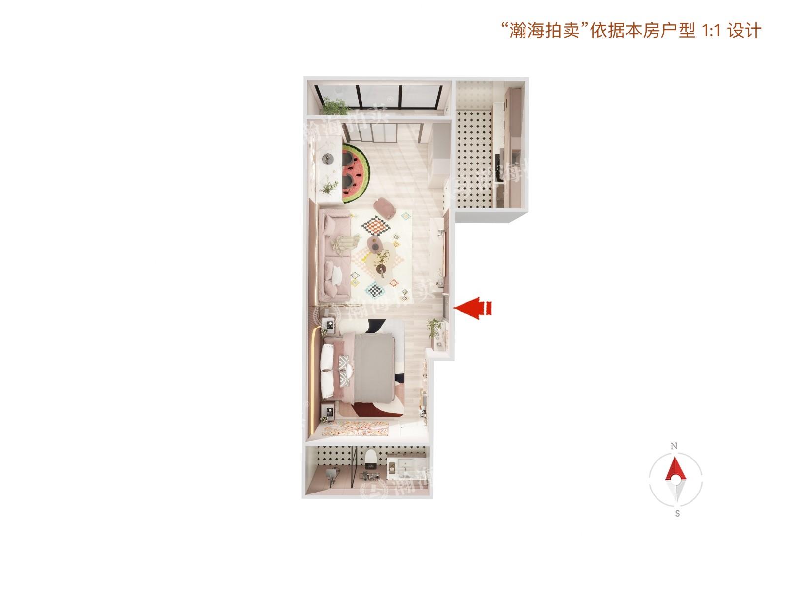 团结湖公寓C楼15H室