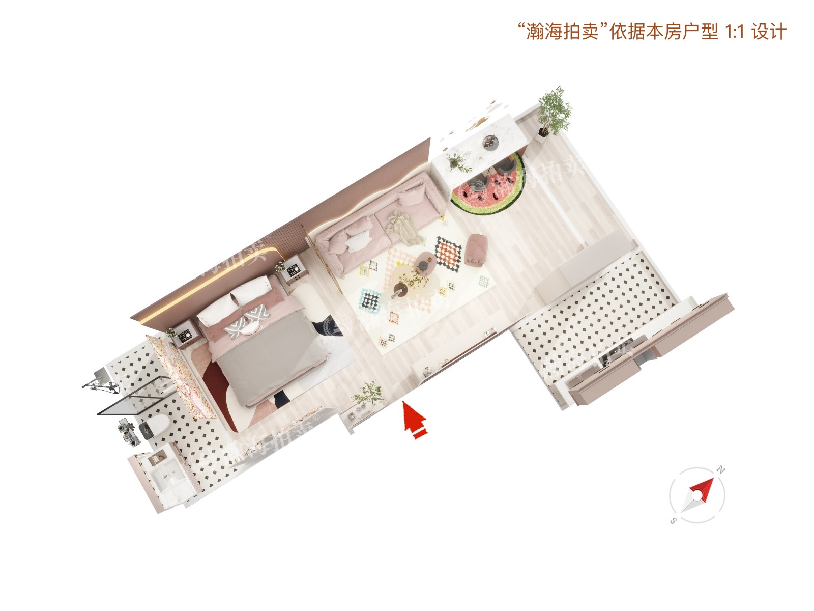 团结湖公寓C楼15H室