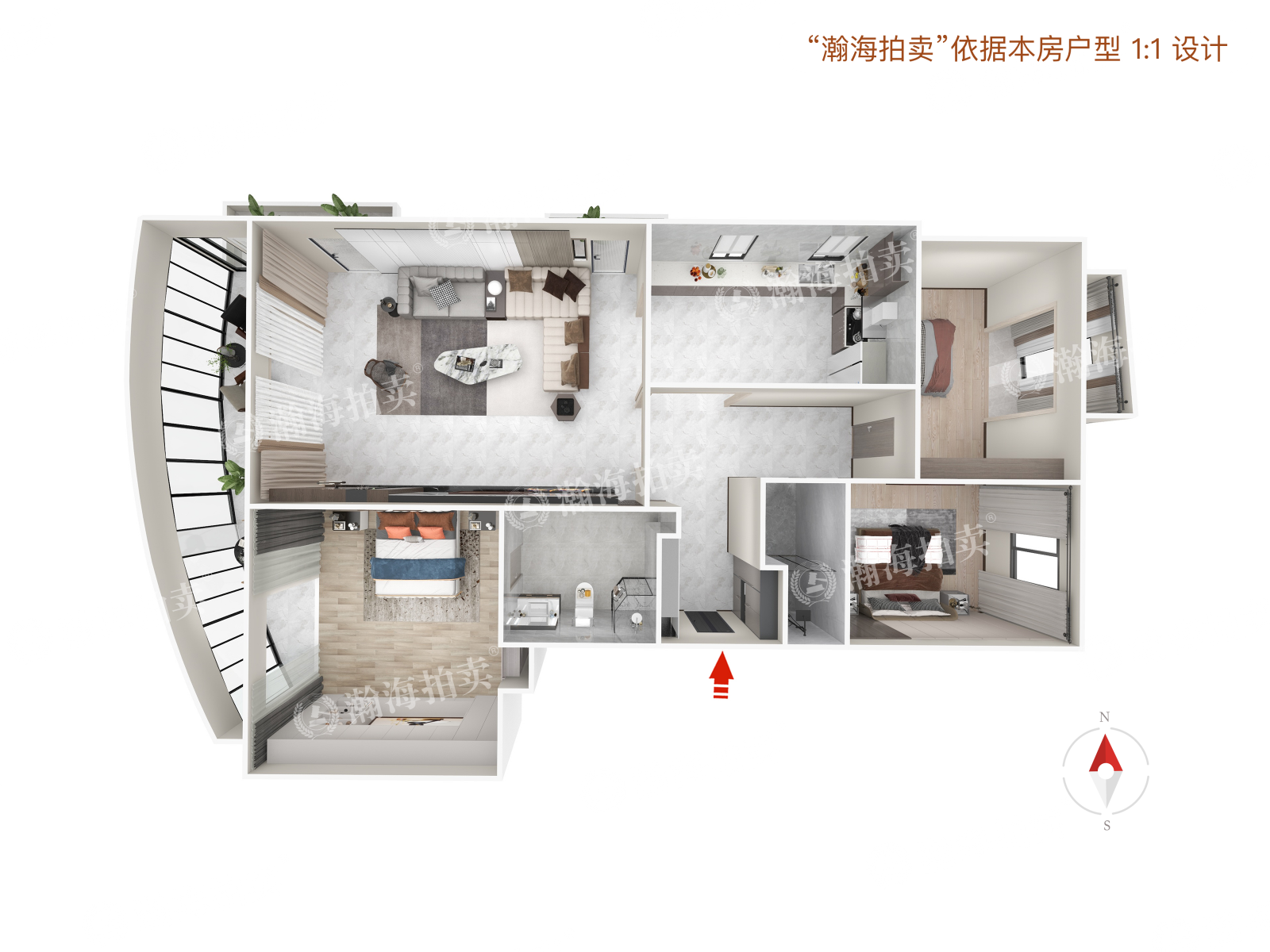 朗琴园6号楼5-7-B室