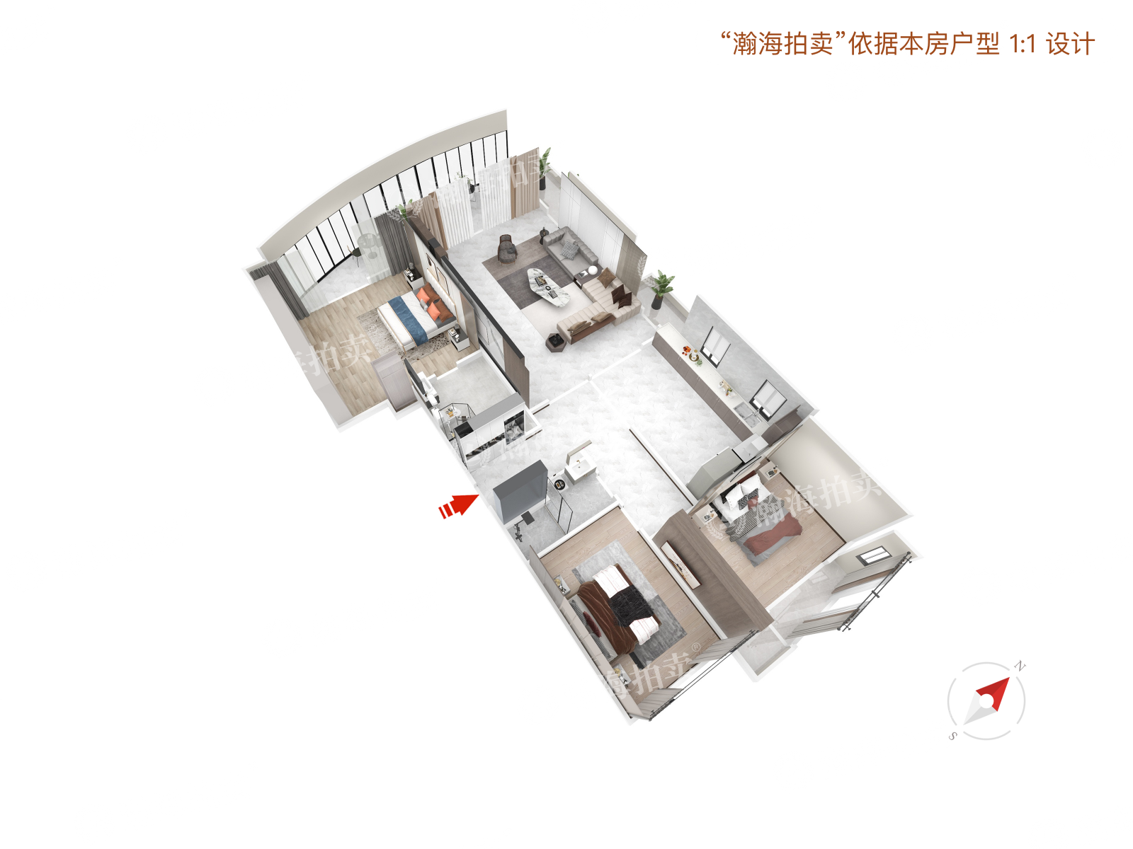 朗琴园6号楼5-7-B室