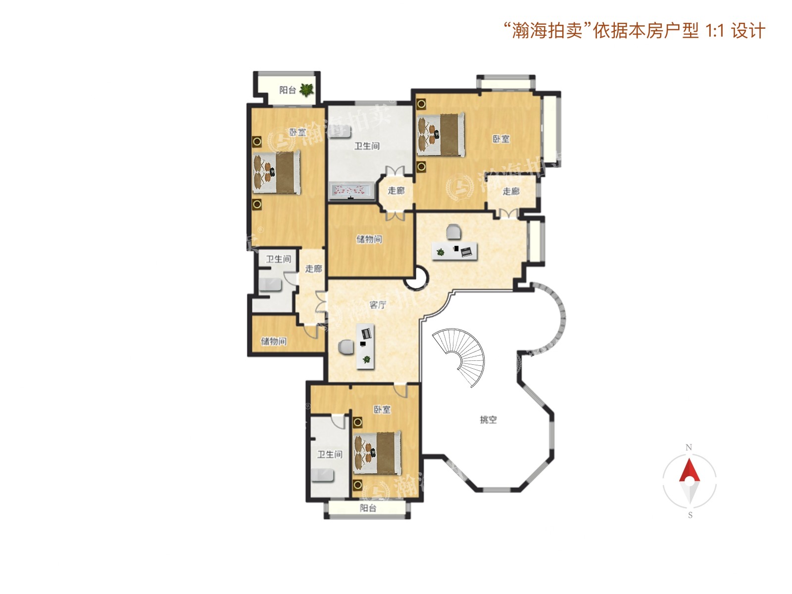 星河湾朗园3号楼4单元1902室（复式）