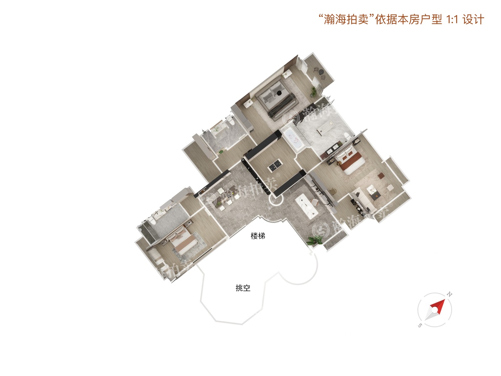 星河湾朗园3号楼4单元1902室（复式）