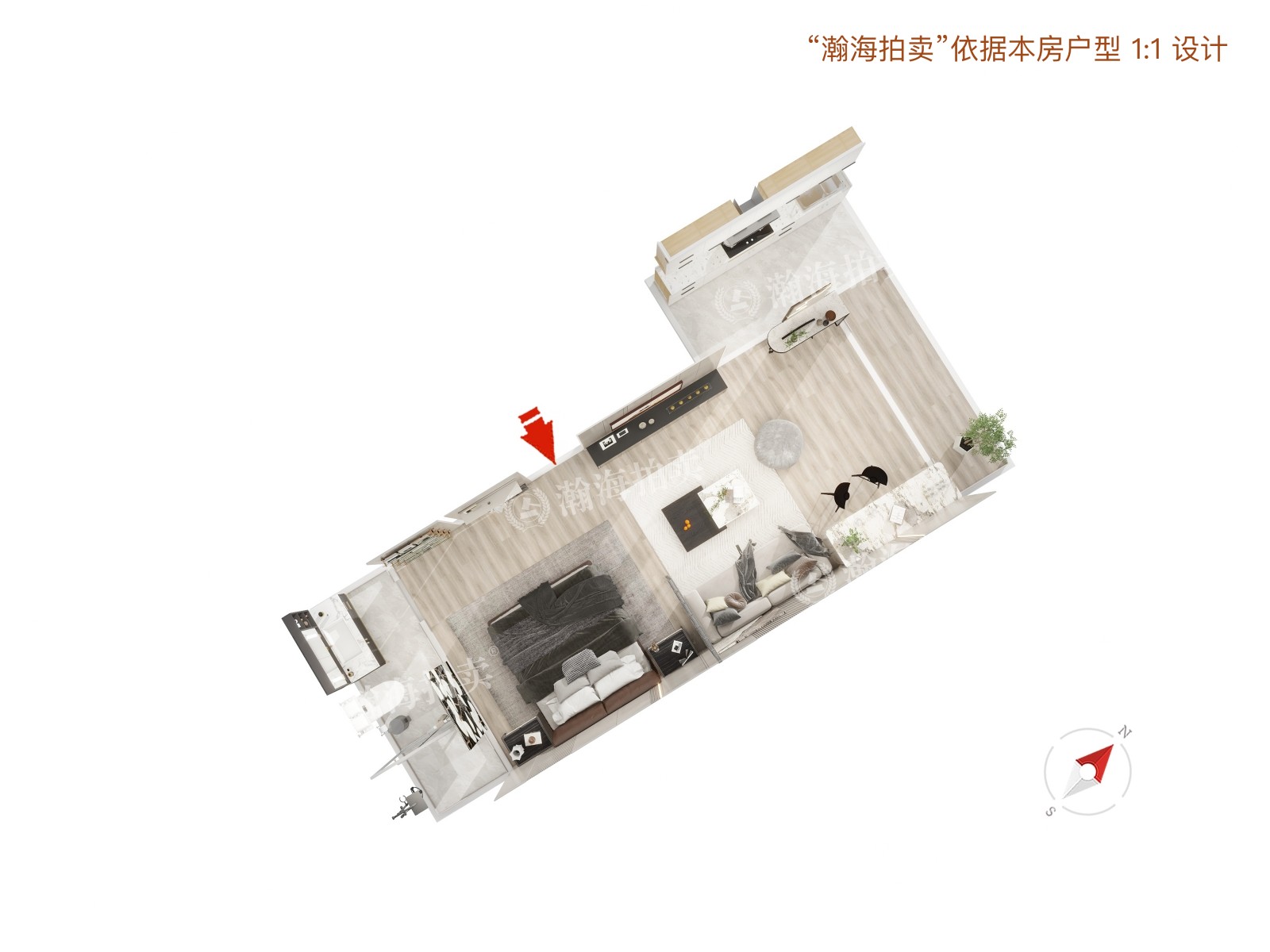 团结湖公寓C楼18G室