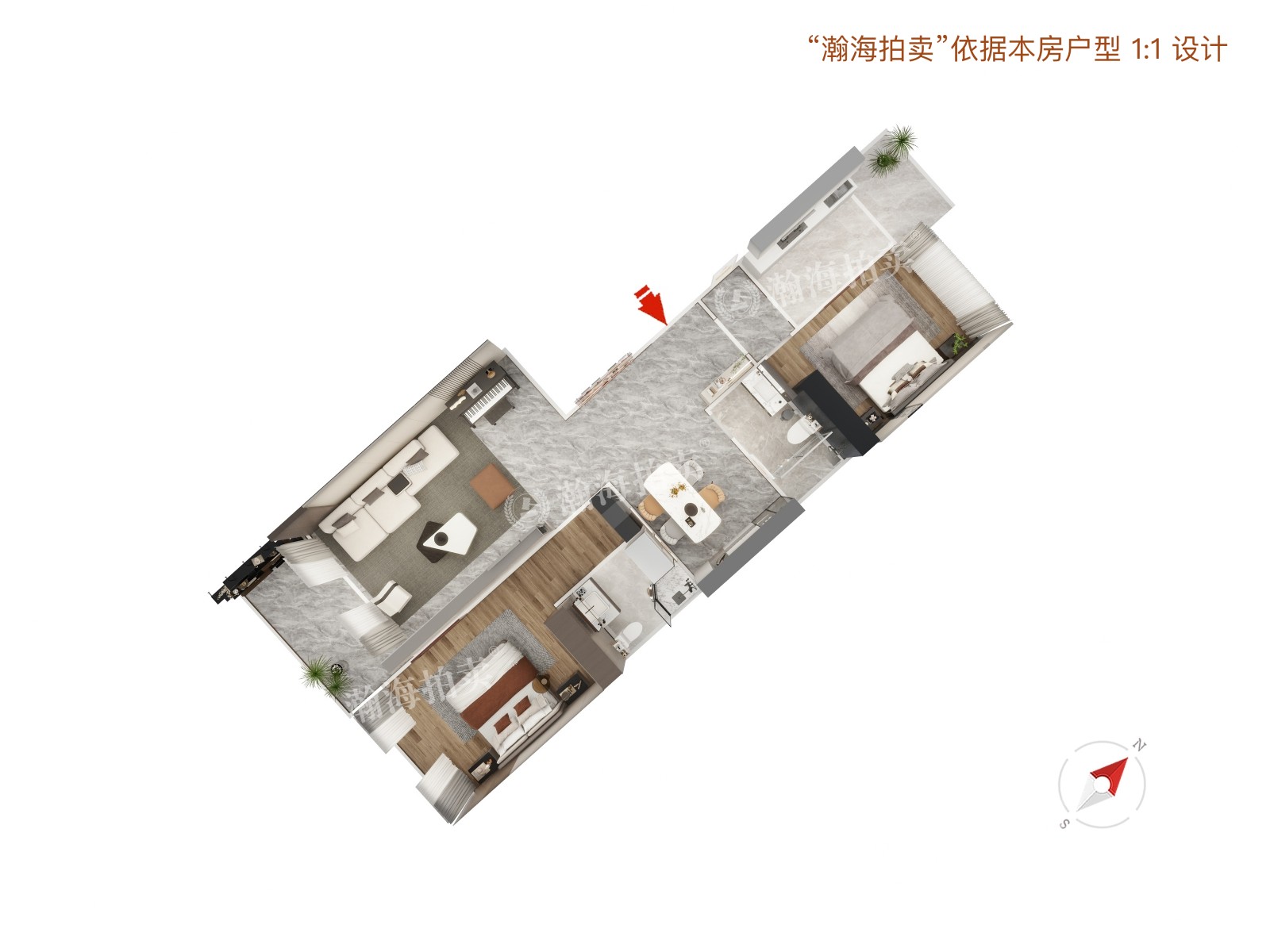 京香福苑3号楼1单元101室（带1地下室）