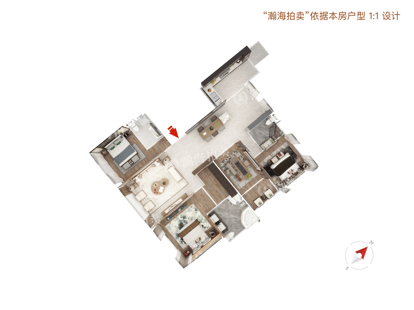 裘马都9号楼2102室