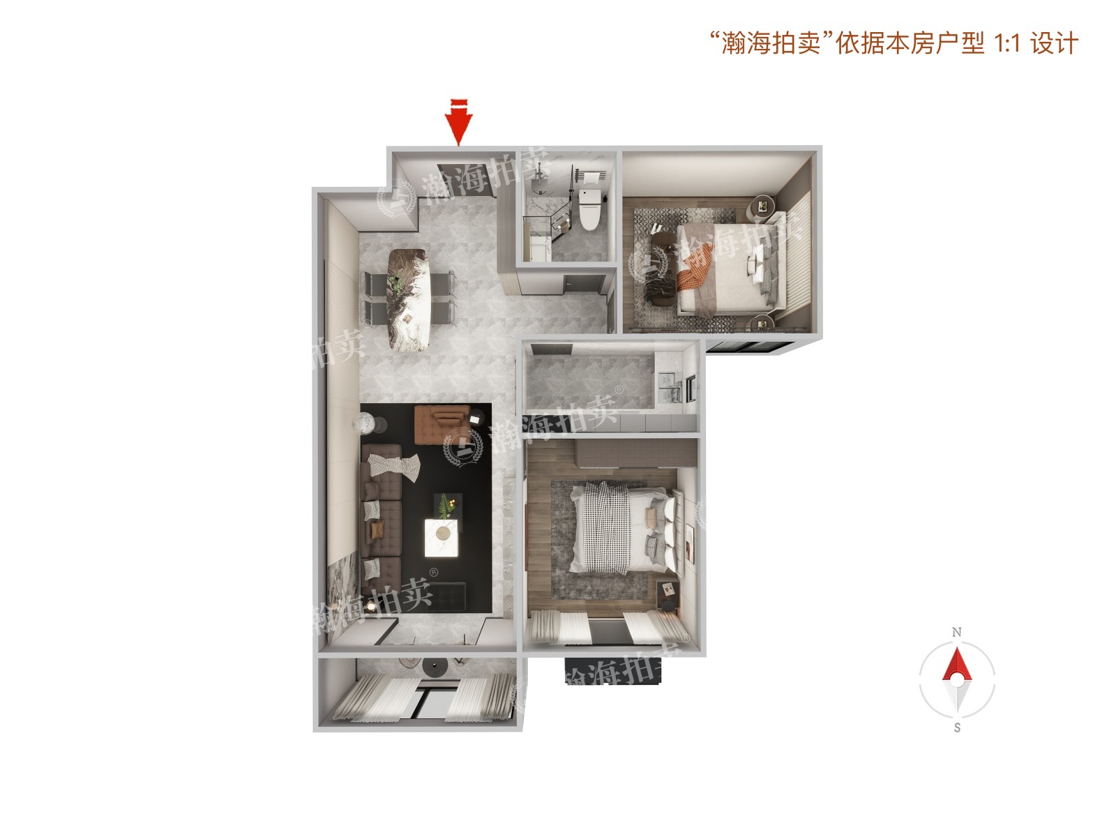 京粮悦谷首城西区1号楼2单元902室