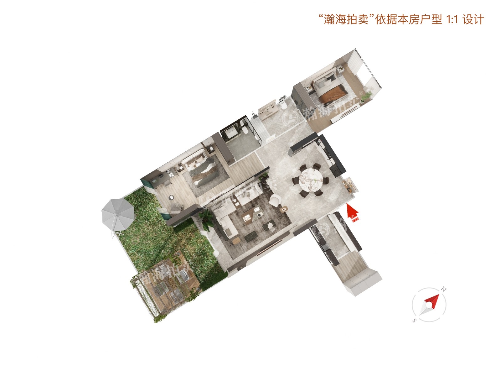 南环里30号楼3单元201室
