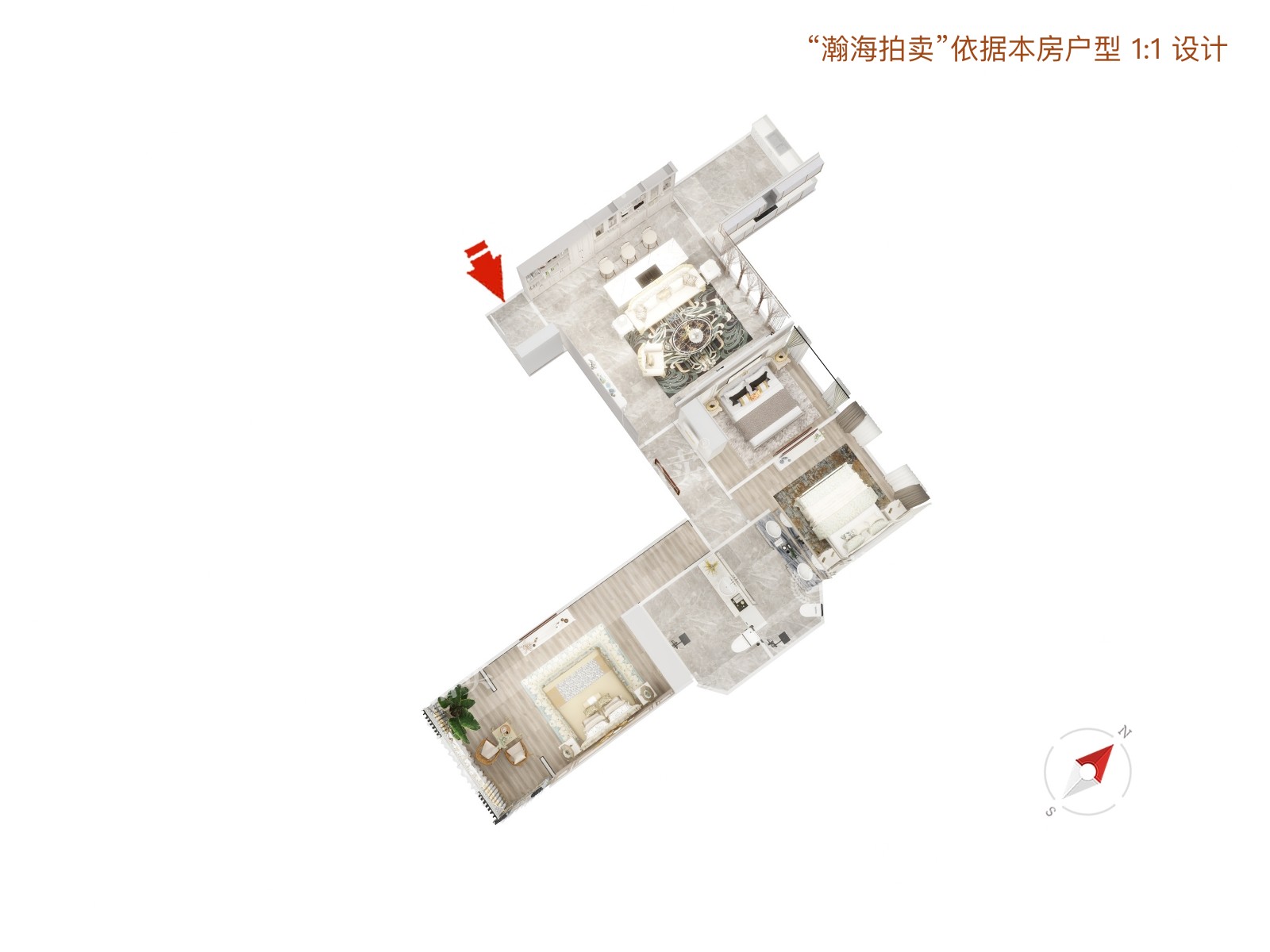 华鼎世家304号楼甲-901室