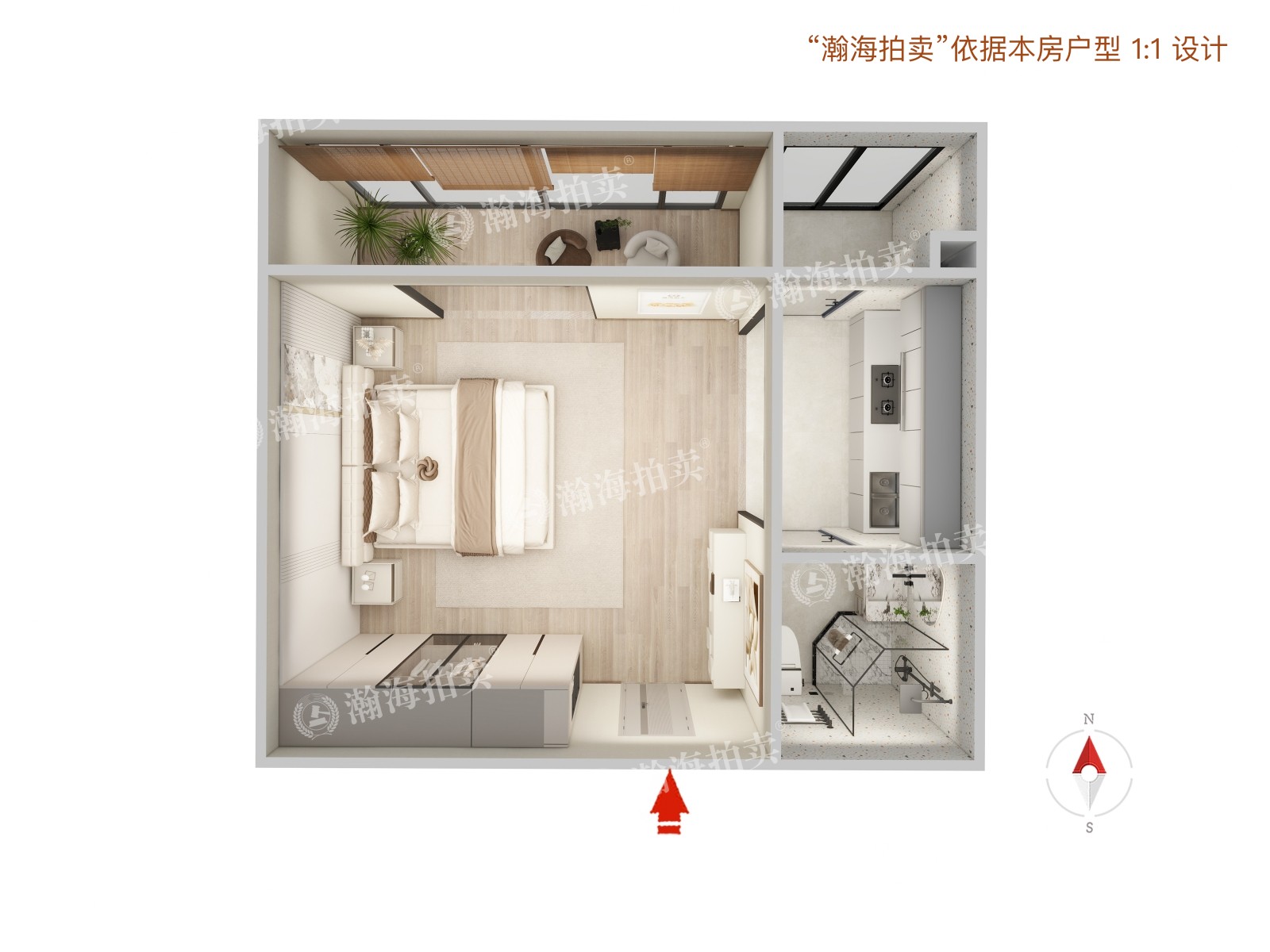 东领鉴筑5号楼5单元1101室