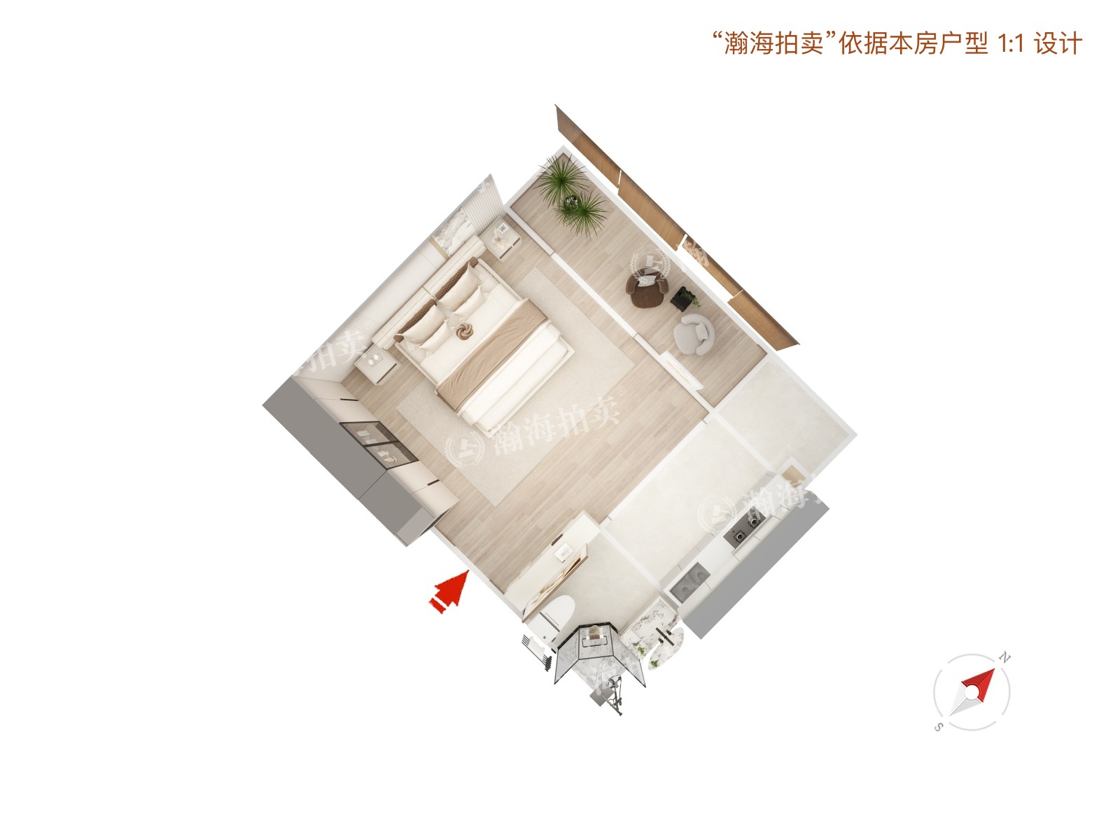 东领鉴筑5号楼5单元1101室
