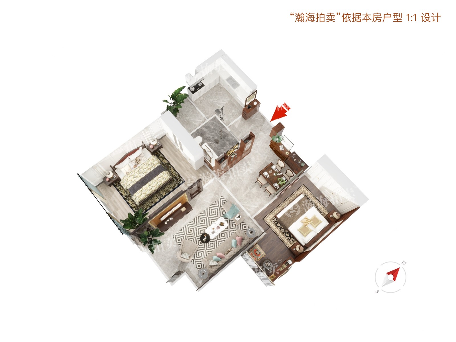 威尔夏大道2号楼A座1502室