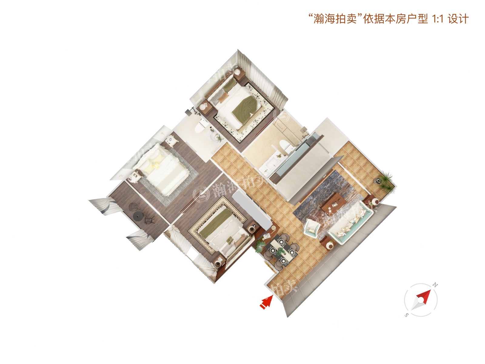 怡海花园富泽园6号楼1单元204室