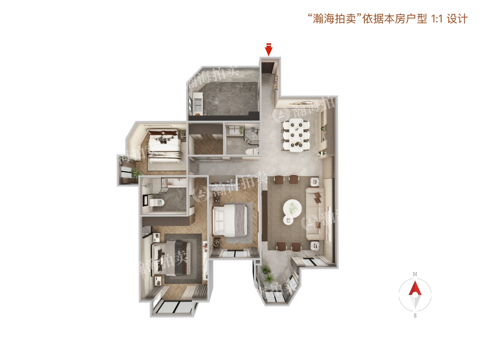 万方景轩甲6号楼5单元1002室