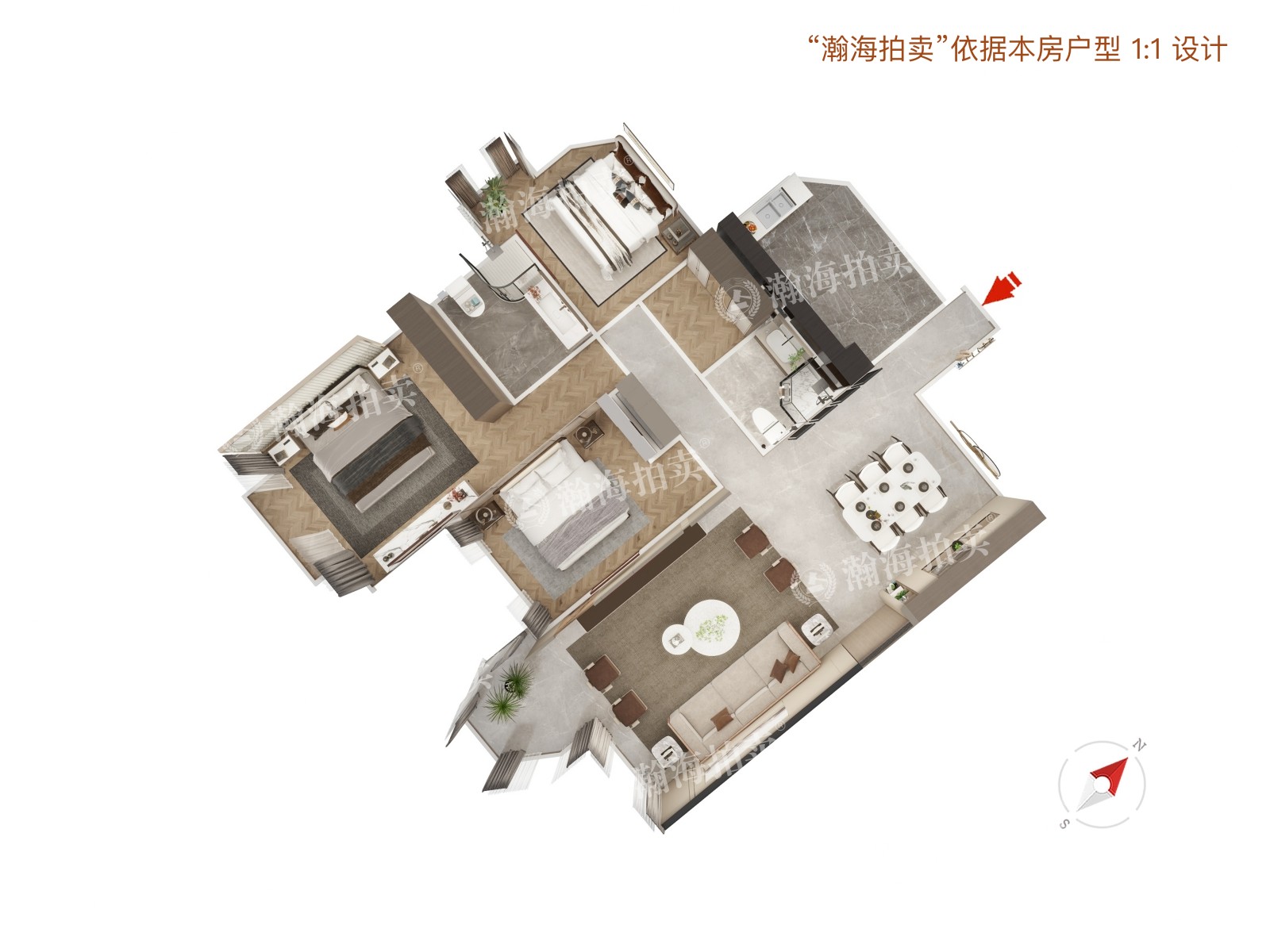 万方景轩甲6号楼5单元1002室
