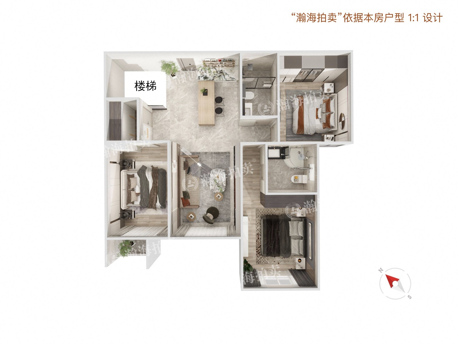 朝庭公寓2号楼6单元102室