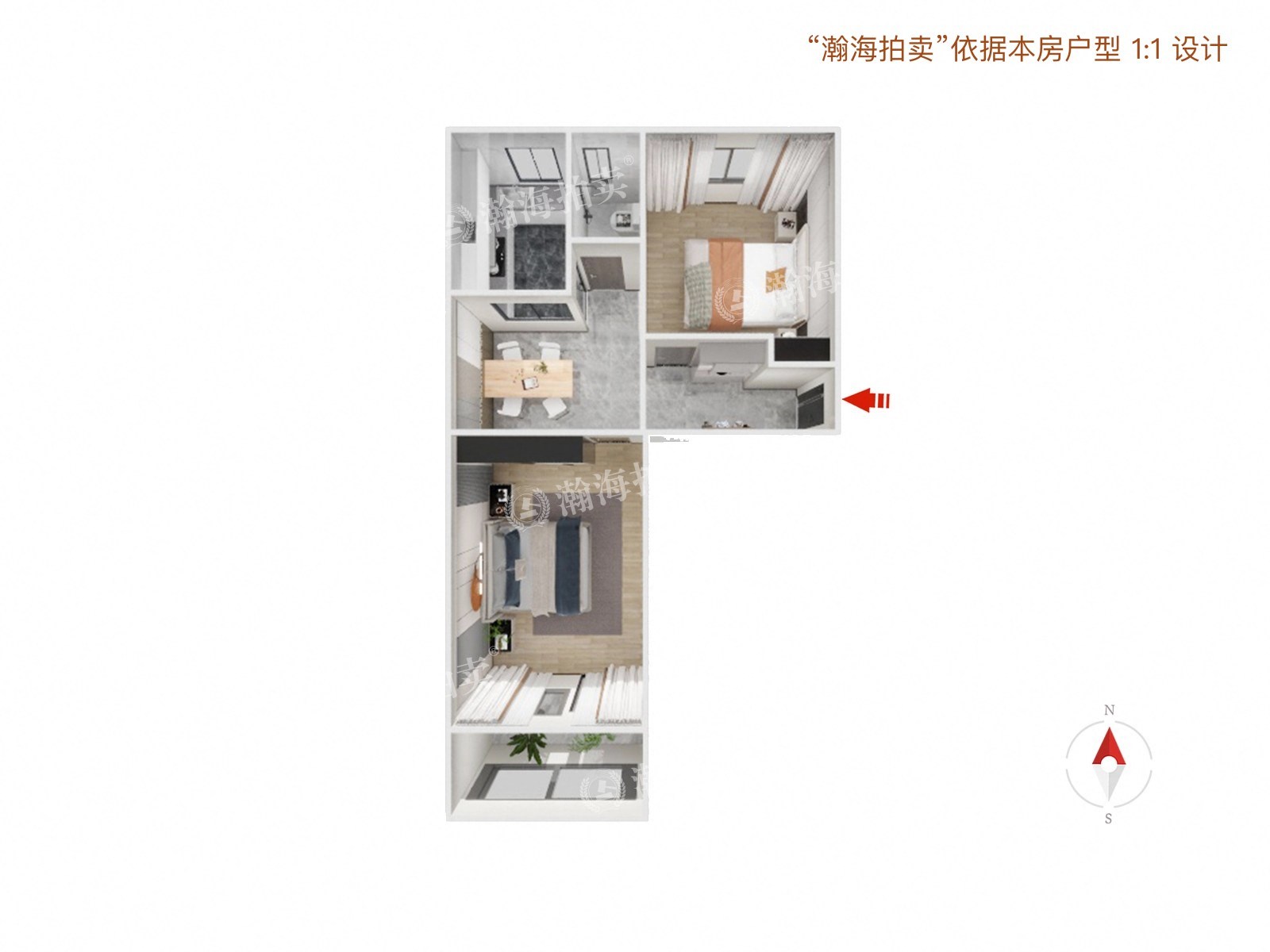 海户西里5号楼1单元18室