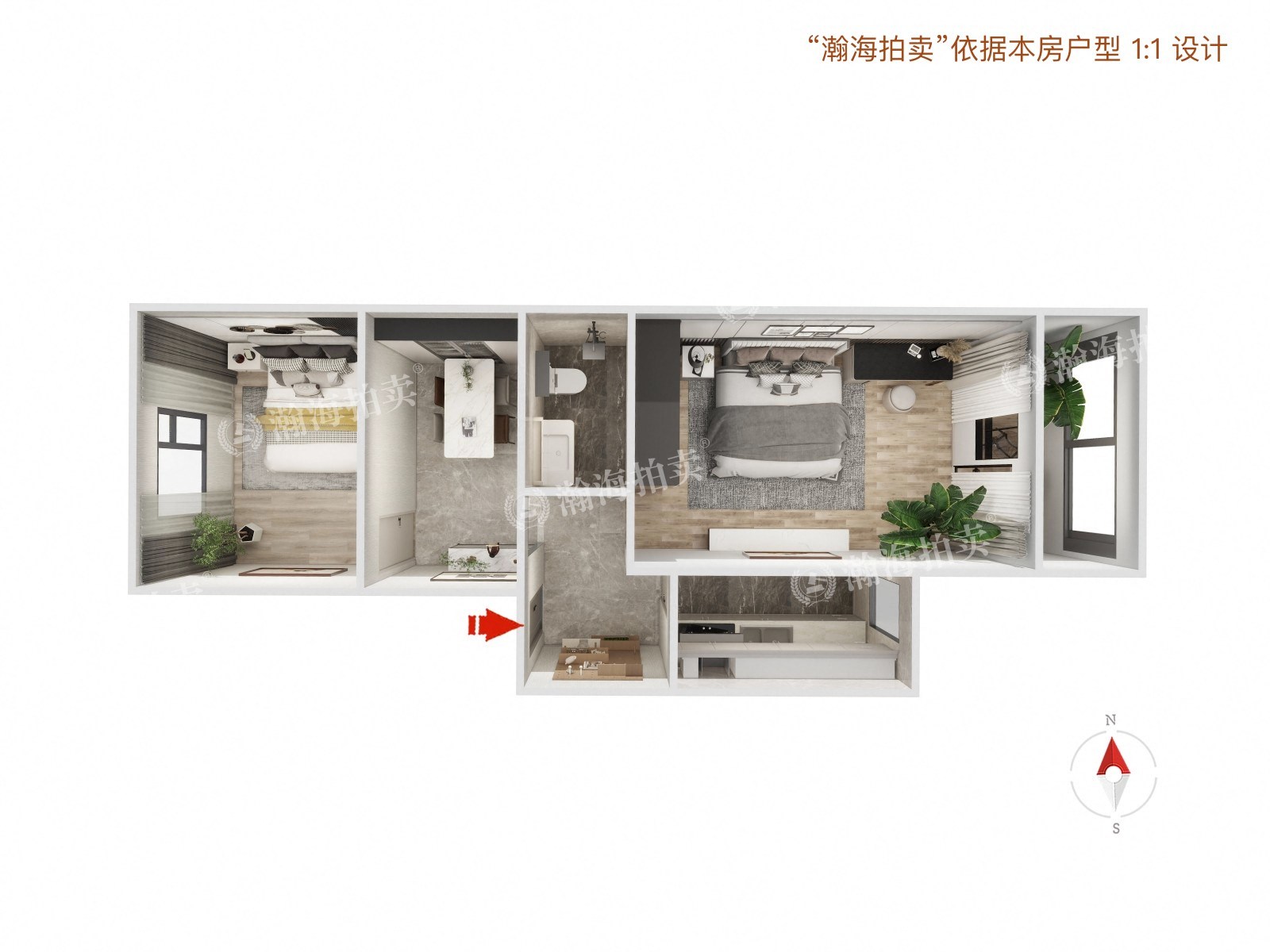 玉桃园二区29号楼3单元201室