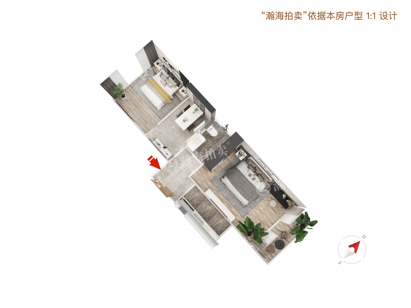 玉桃园二区29号楼3单元201室