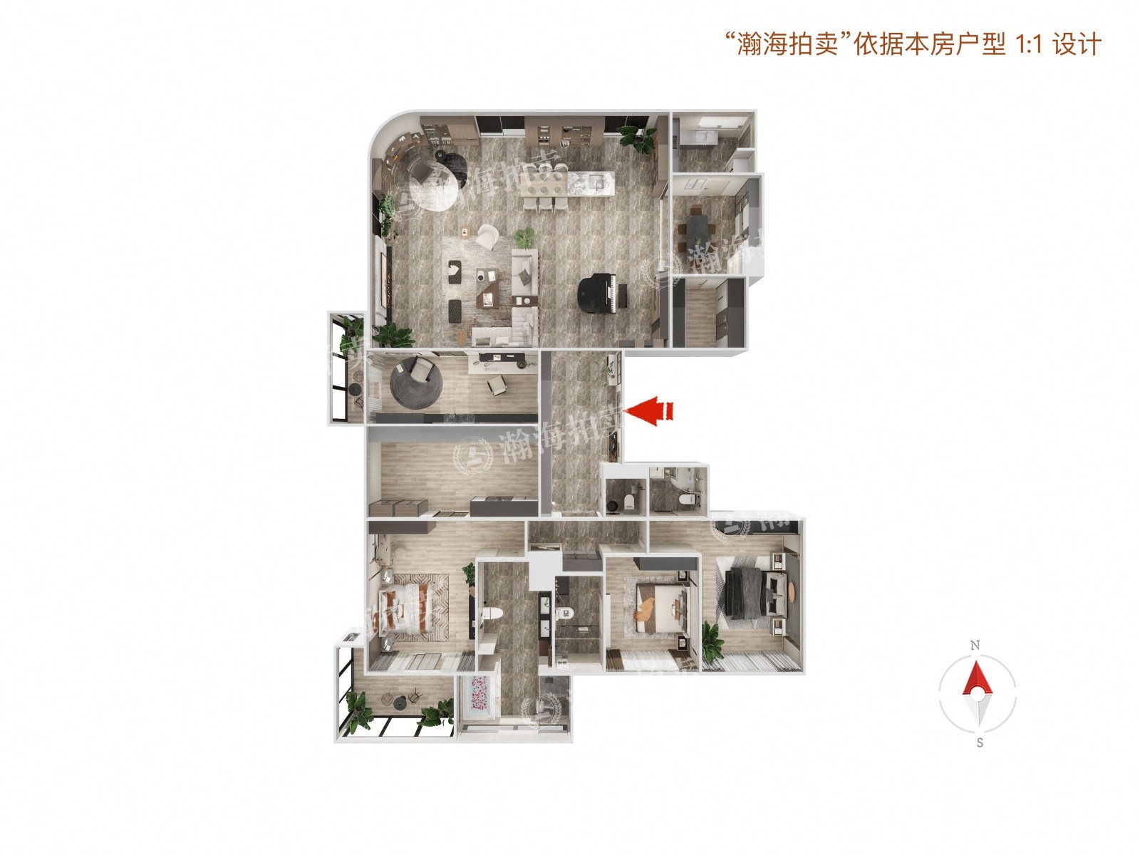缘溪堂2号楼1单元1301室